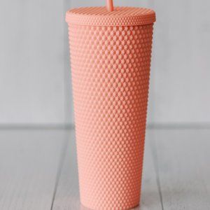 STUDDED TUMBLER - CORAL MATTE
